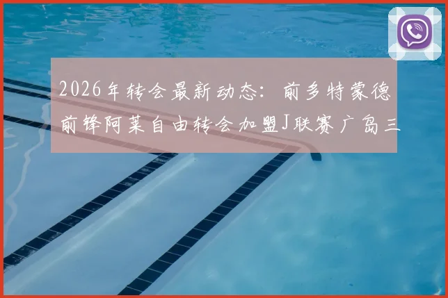 2026年转会最新动态：前多特蒙德前锋阿莱自由转会加盟J联赛广岛三箭队，签下1+1合同详解